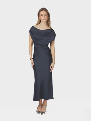 Neo Noir Lilith Heavy Sateen Dress