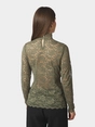 Neo Noir Liza Laceflower Blouse