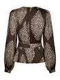 Neo Noir Rista Paisley Drop Blouse
