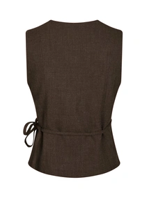 Neo Noir Samara Melange Waistcoat