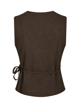 Neo Noir Samara Melange Waistcoat