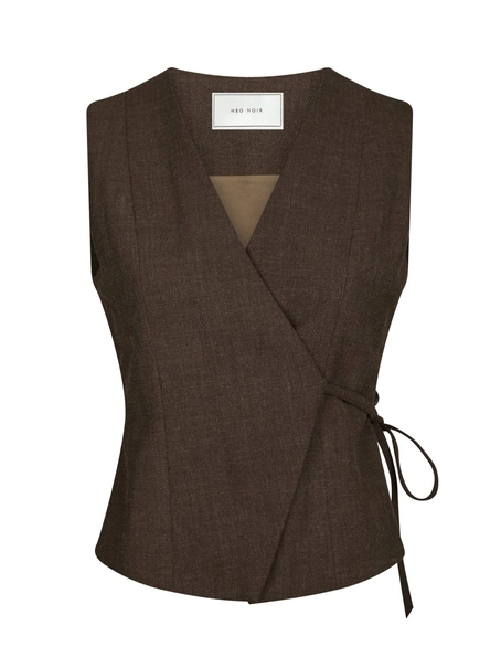 Neo Noir Samara Melange Waistcoat