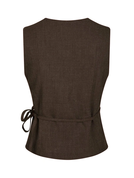 Neo Noir Samara Melange Waistcoat