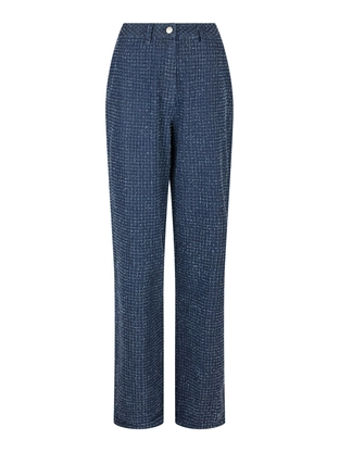 Neo Noir Shaya Denim Structure Pants