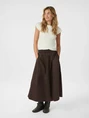 Neo Noir Yara Long Poplin Skirt