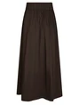Neo Noir Yara Long Poplin Skirt