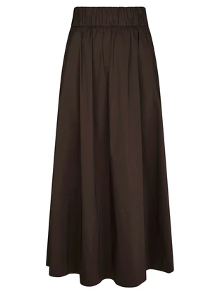 Neo Noir Yara Long Poplin Skirt