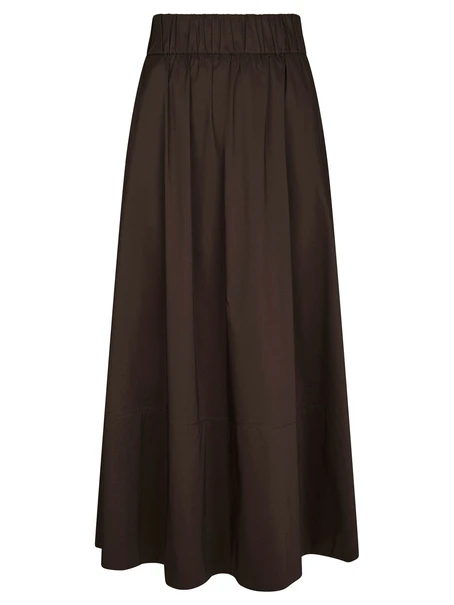 Neo Noir Yara Long Poplin Skirt