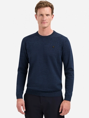 No Excess Pullover Crewneck 2 Coloured Melange