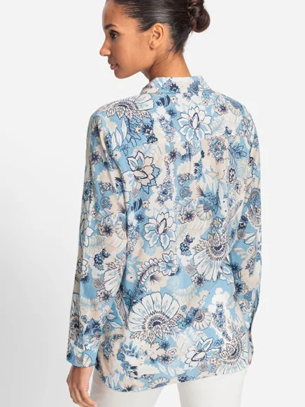 Olsen Blouse Woven Long Sleeves