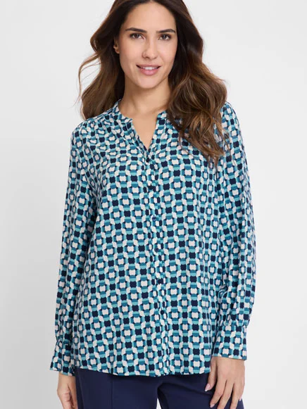 Olsen Blouse Woven Long Sleeves
