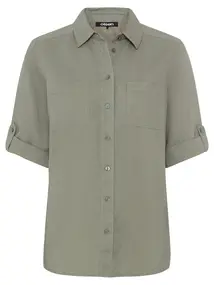 Olsen Blouse Woven Short Sleeves