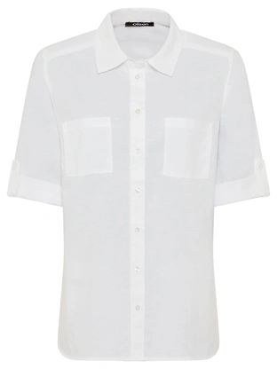 Olsen Blouse Woven Short Sleeves