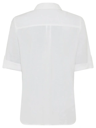 Olsen Blouse Woven Short Sleeves