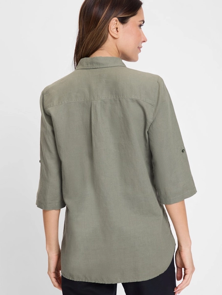 Olsen Blouse Woven Short Sleeves