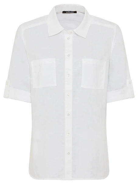 Olsen Blouse Woven Short Sleeves