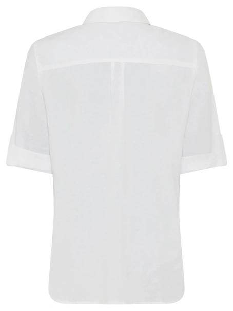Olsen Blouse Woven Short Sleeves