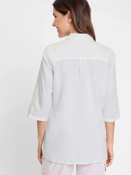 Olsen Blouse Woven Short Sleeves
