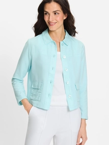 Olsen Jersey Jacket Long Sleeves