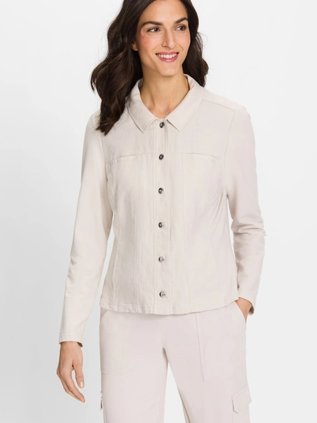 Olsen Jersey Jacket Long Sleeves