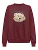 ONLY ONLBILA L/S BEAR O-NECK SWT
