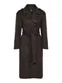 ONLY ONLBINE LIFE FAUX SUEDE TRENCHCOAT