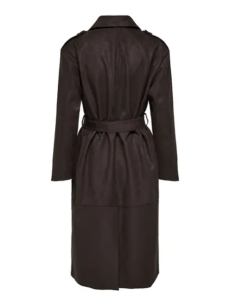 ONLY ONLBINE LIFE FAUX SUEDE TRENCHCOAT