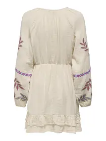 ONLY ONLBLAKE LIFE LS EMB DRESS WVN