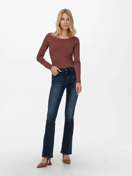 ONLY ONLBLUSH MID FLARED DNM REA409 NOOS