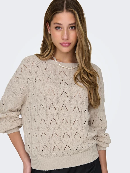 ONLY ONLBRYNN LIFE STRUCTURE L/S PUL KNT