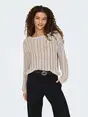 ONLY ONLCAPRI LS O-NECK CC KNT