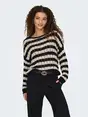 ONLY ONLCAPRI LS O-NECK CC KNT