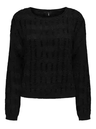 ONLY ONLCAPRI LS O-NECK CC KNT