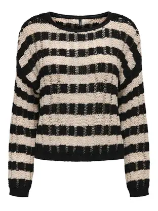 ONLY ONLCAPRI LS O-NECK CC KNT