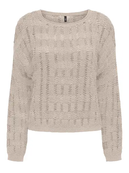 ONLY ONLCAPRI LS O-NECK CC KNT
