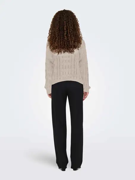 ONLY ONLCAPRI LS O-NECK CC KNT