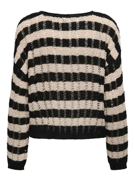 ONLY ONLCAPRI LS O-NECK CC KNT