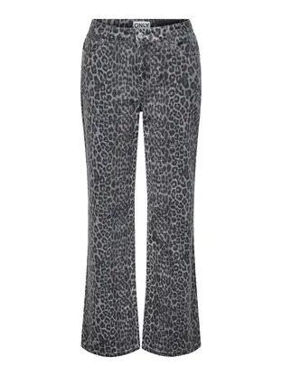 ONLY ONLCOBAIN-MIE REG WIDE ANIMAL PANT