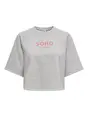 ONLY ONLCORA S/S PRINT O-NECK UB SWT