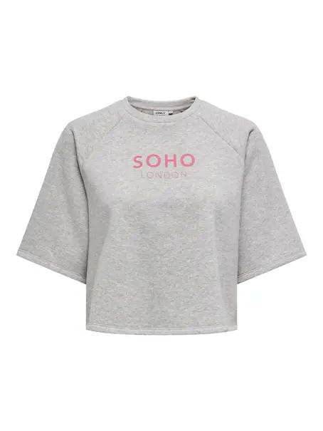 ONLY ONLCORA S/S PRINT O-NECK UB SWT