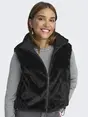 ONLY ONLDANA LIFE FAUX FUR WAISTCOAT CC