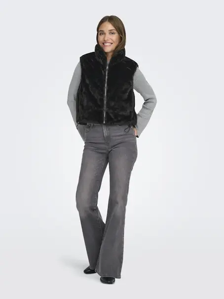 ONLY ONLDANA LIFE FAUX FUR WAISTCOAT CC