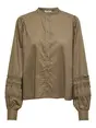 ONLY ONLDOLLY LIFE LS BUTTON TOP WVN