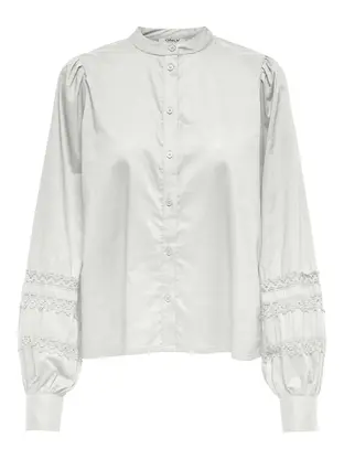 ONLY ONLDOLLY LIFE LS BUTTON TOP WVN