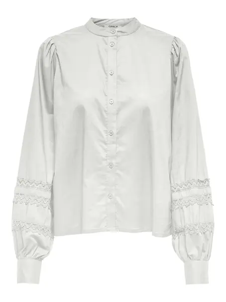ONLY ONLDOLLY LIFE LS BUTTON TOP WVN