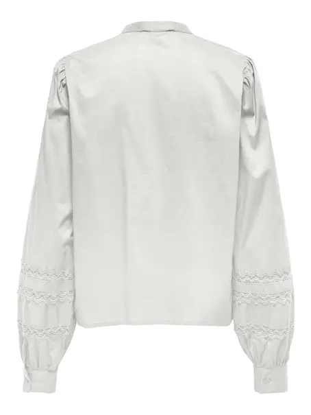 ONLY ONLDOLLY LIFE LS BUTTON TOP WVN