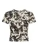 ONLY ONLELINA LIFE S/S AOP TOP JRS