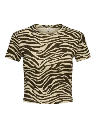 ONLY ONLELINA LIFE S/S AOP TOP JRS
