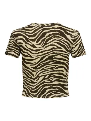 ONLY ONLELINA LIFE S/S AOP TOP JRS
