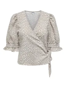 ONLY ONLEMMIA LIFE 2/4 TIE WRAP TOP PNT